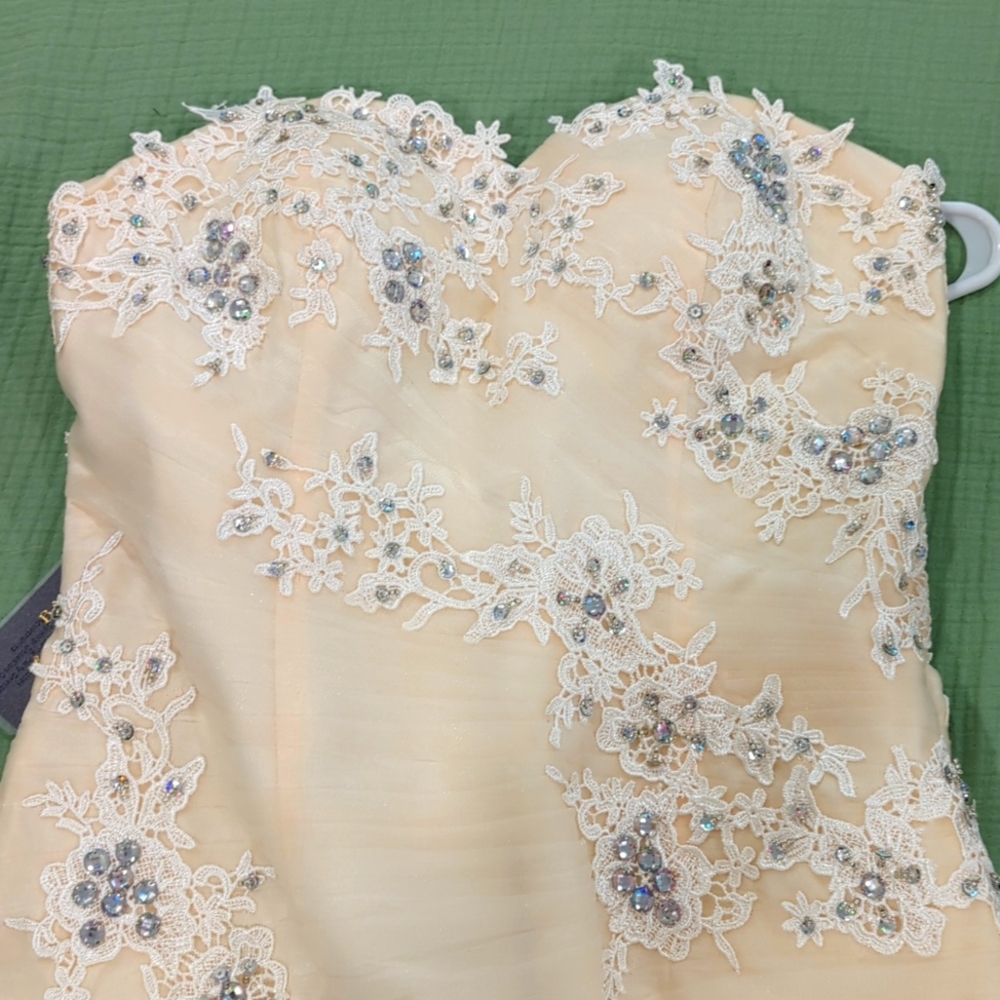 Soft pink mermaid wedding/prom or formal dress